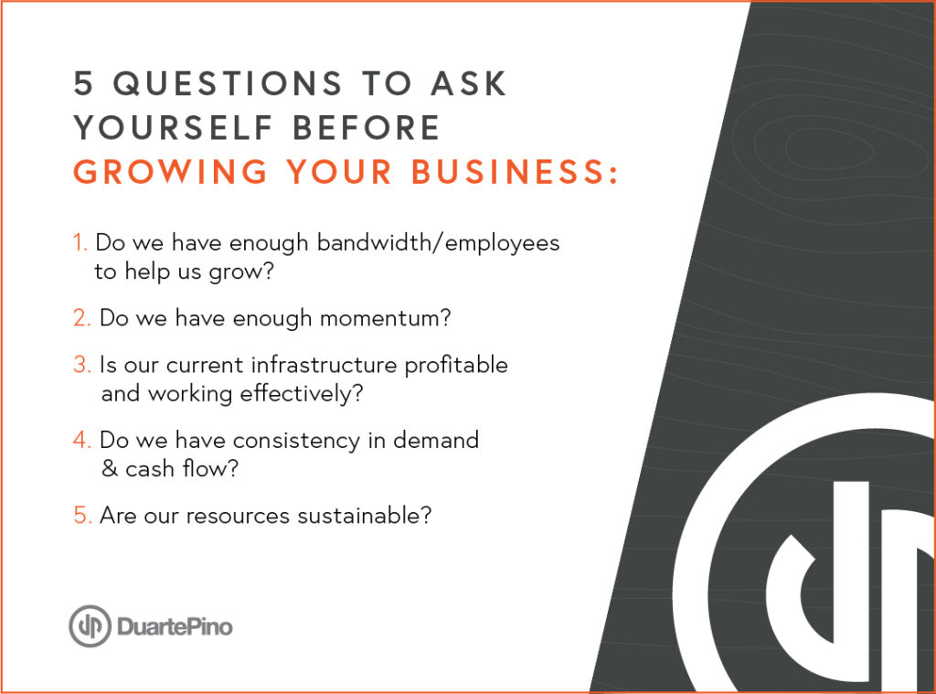 Ready to Grow Your Business? 5 Questions to Ask Yourself